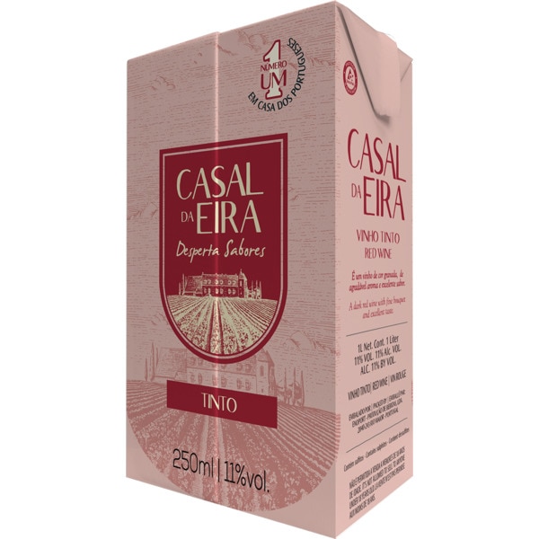 Vinho Tinto de Mesa embalagem 25 cl