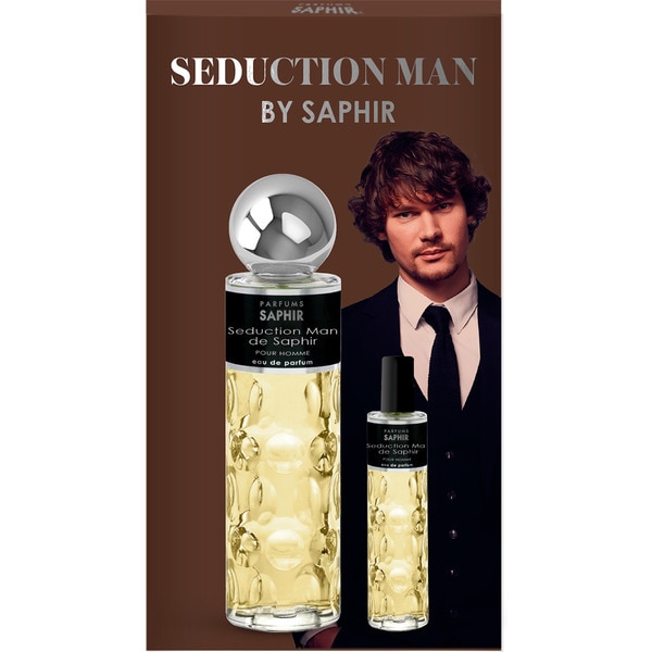 Conjunto Duplo Perfume Seduction Man 200 ml + 30 ml embalagem 1 unidade