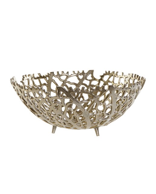 Centro mesa aluminio 35x35x14