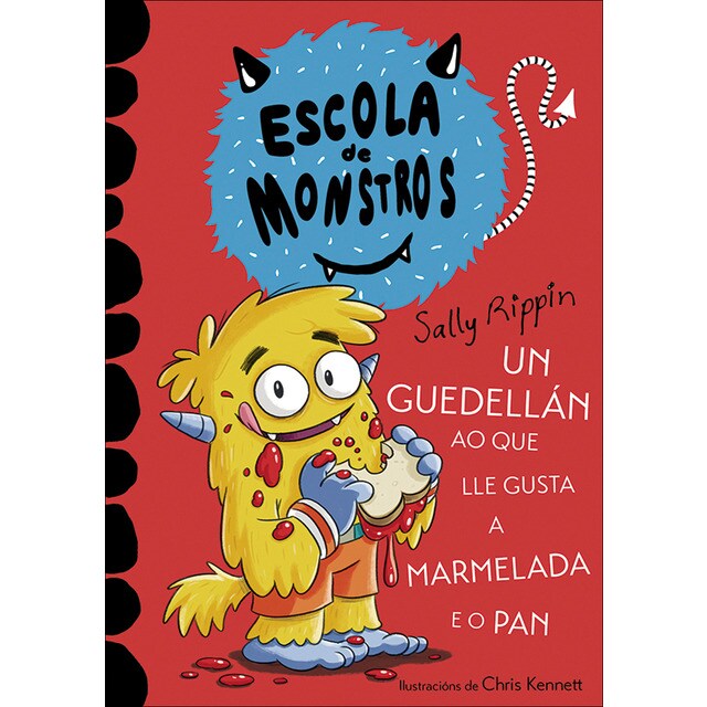 Aprende a ler na Escola de Monstros 2 - Un guedellán ao que lle gusta a marmelada e o pan: Libros para nenos e nenas a partir de 5 ano (Tapa blanda)