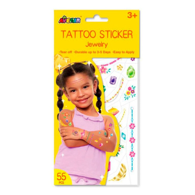 Tatuajes Temporales Joyas Avenir Multicolor.