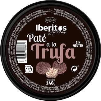 IBERITOS paté a la trufa sin gluten lata 140 g