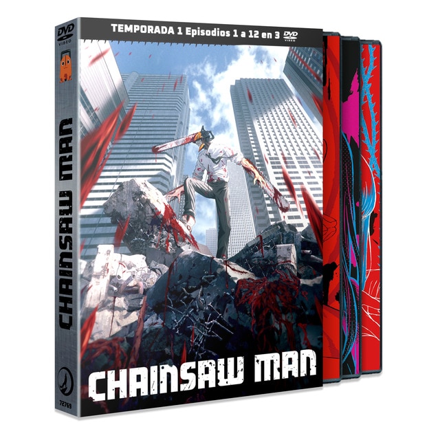 Chainsaw Man. 1ª Temporada completa, episodios 1 a 12 (DVD).