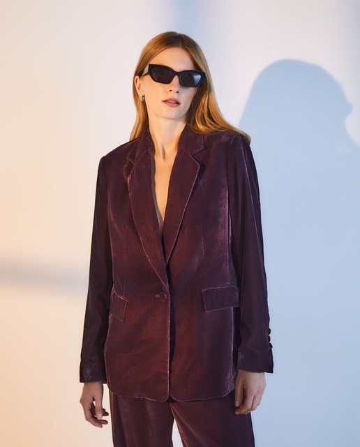 Blazer de mujer de terciopelo