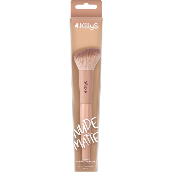 Pincel Blush e Bronzeador Nude embalagem 1 unidade