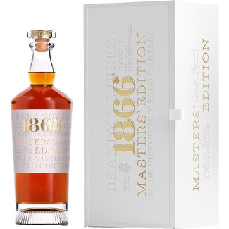 1866 Master's Edition gran reserva Jerez brandy cortado and fino wine bottle 70 cl