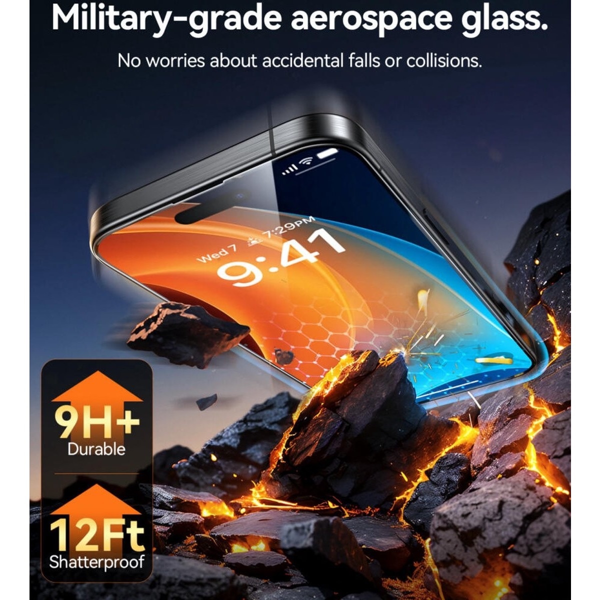 Película de Vidro Torras para iPhone 16 Pro 3