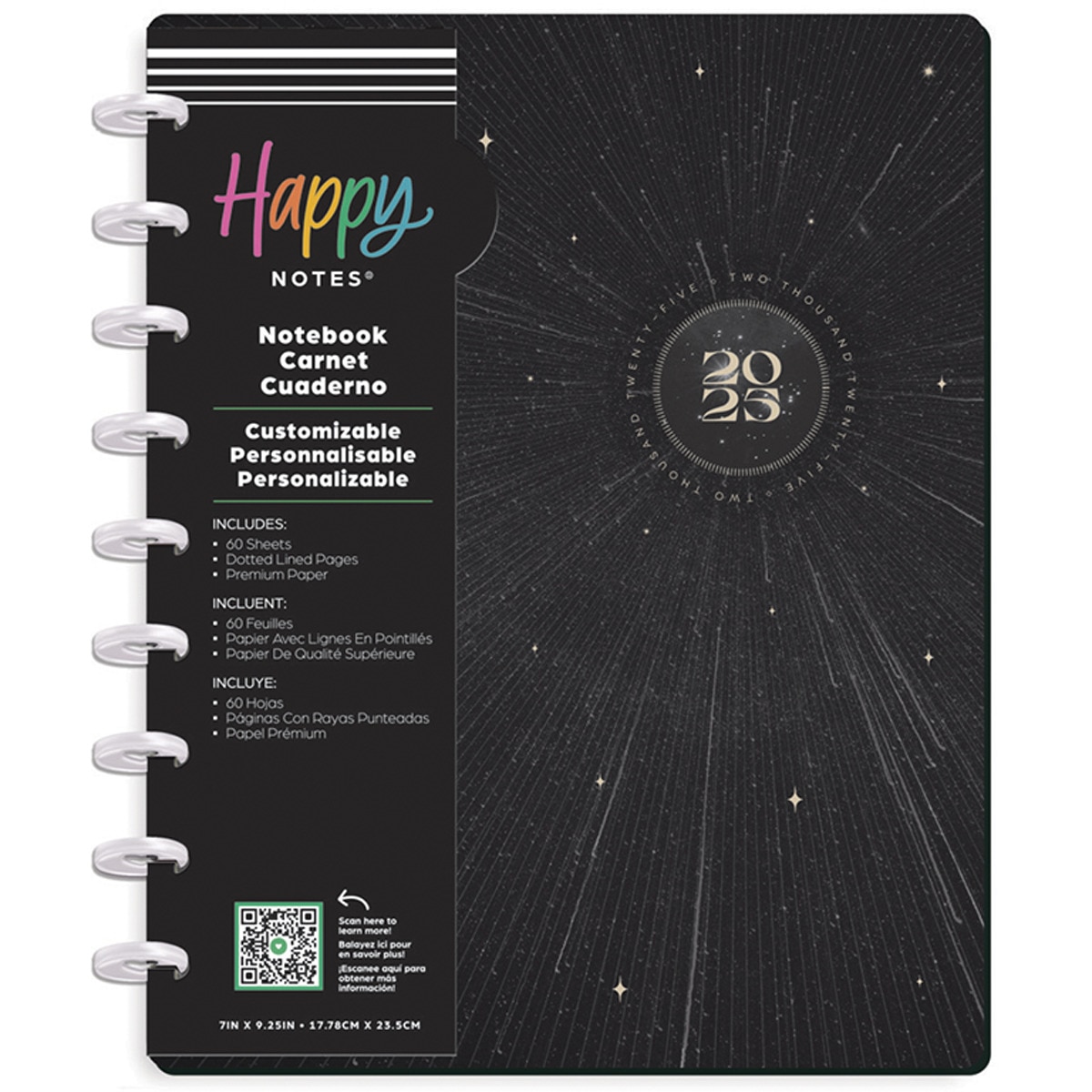 Happy Planner - Notebook Linear Galaxy 60 hojas Happy Planner Classic multicolor.