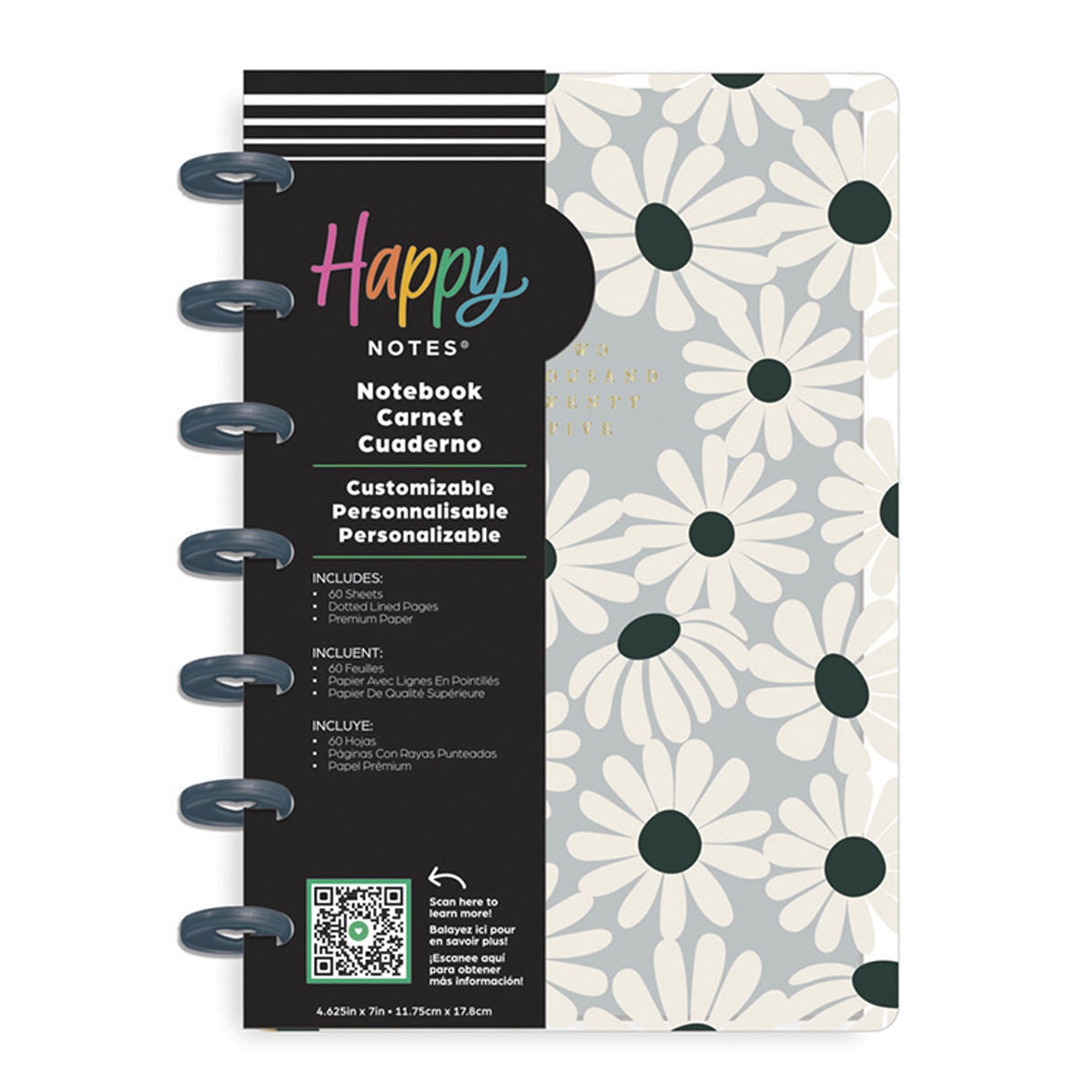Happy Planner - Notebook Green Garden 60 hojas Happy Planner Mini multicolor.