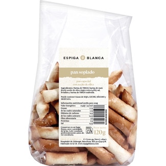 ESPIGA BLANCA pan soplado con aceite de oliva bolsa 120 g