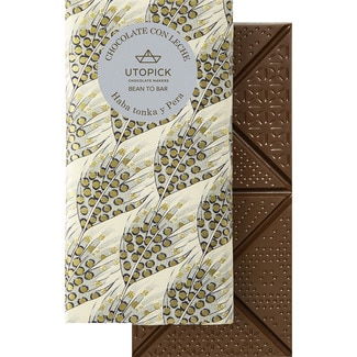 UTOPICK tonka bean and pear milk chocolate tablet 80 g