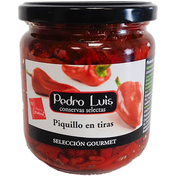 Piquillo-Paprika in Streifen Gourmet-Auslese Flacon 330 g netto Abtropfgewicht