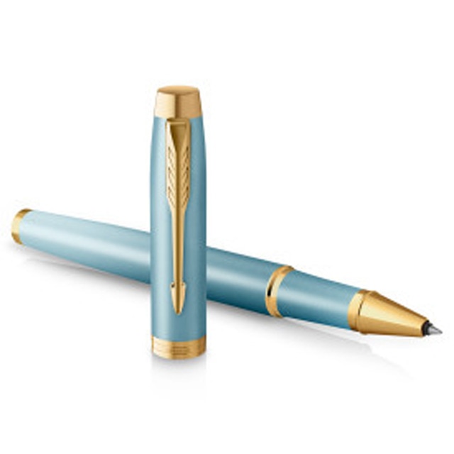 Roller Parker IM rituals verde con degradado oro.