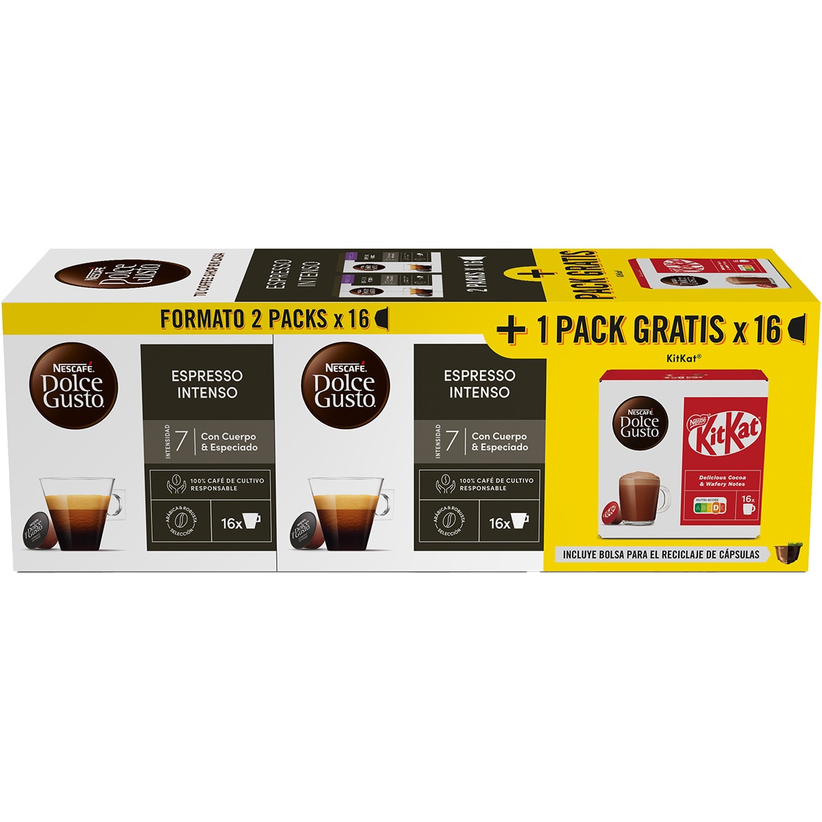 café Espresso Intenso intensidad 7 pack 2