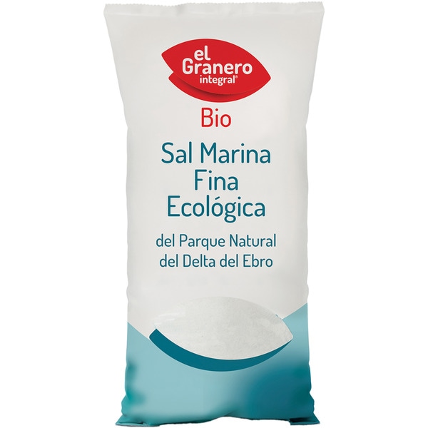 Bio sal marina fina ecológica del Parque Natural del Delta del Ebro bolsa 1 kg