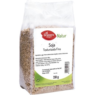 EL GRANERO INTEGRAL Natur feines, texturisiertes Soja Behälter 350 g