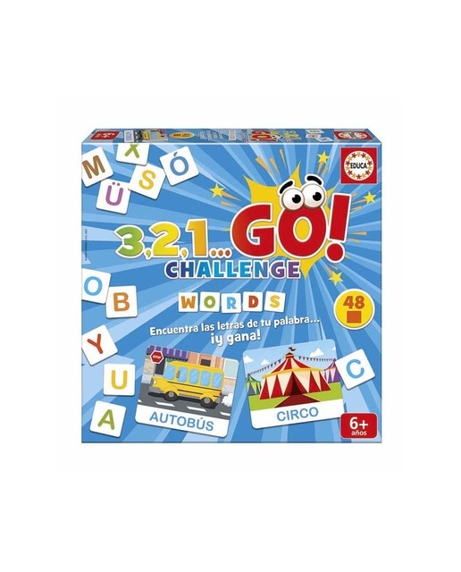 3,2,1 Go Challenge Words