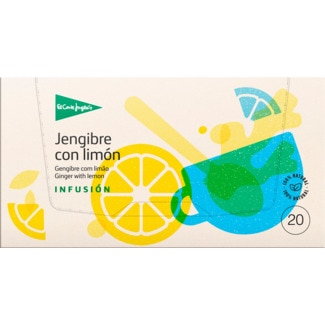 El Corte Inglés Infusão de Gengibre e Limão embalagem 20 unidades