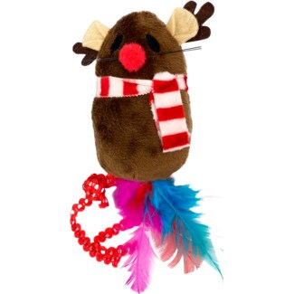 Bubimex Brinquedo de Natal Rato 12 cm 1 unidade