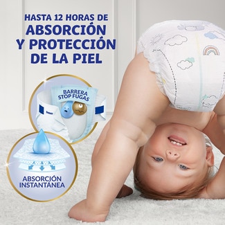 Sensitive pañales extra absorción de 7 a 11 kg talla 3+ bolsa 112 unidades - Dodot