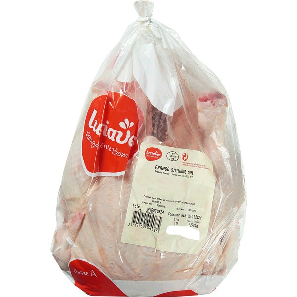 Frango Inteiro Sem Miúdos Peso Aproximado embalagem 1,2 kg