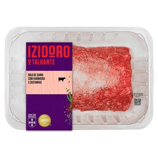 Izidoro Rolo de Bovino com Farinheira e Castanhas embalagem 0700 g