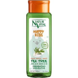 NATUR VITAL Happy Kids preventive shampoo with tea tree oil and thyme extract flask 300 ml