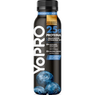 Yopro Iogurte Líquido Proteína de Mirtilo embalagem 300 g