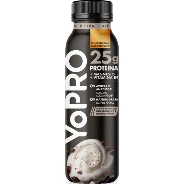 Iogurte Líquido Proteína sabor Stracciatella embalagem 300 g