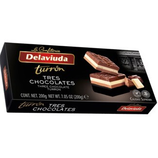 Delaviuda Torrão de Três Chocolates 200