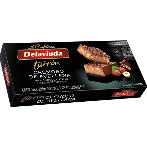 Torrão de Chocolate de Leite e Avelã 200