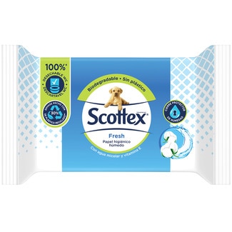 Scottex Papel Higiénico Húmido embalagem 74 unidades