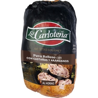 LA CARLOTEÑA roast turkey stuffed with chestnuts and cranberries approximate weight