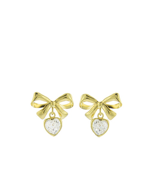 Pendientes en Goldfilled 14/20 con circonita