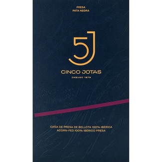 CINCO JOTAS presa de bellota 100% ibérica en lonchas envase 80 g