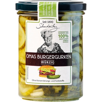 SCHUDEISKY special burger spicy gherkins slices jar 400 g