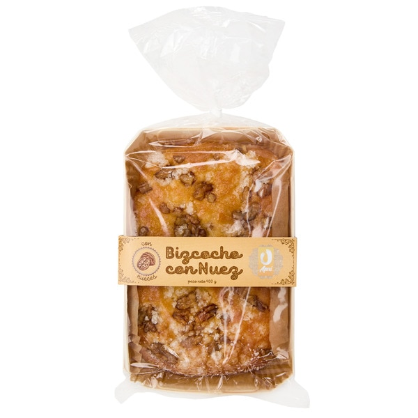 sponge cake with walnut container 400 g