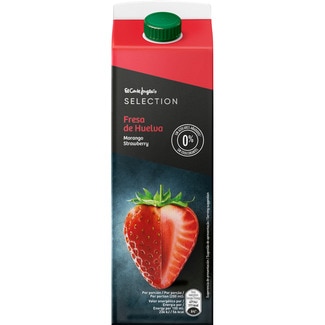 EL CORTE INGLES SELECTION Direktsaftgetränk aus Erdbeeren aus Huelva 0% Zuckerzusatz Karton 1 l