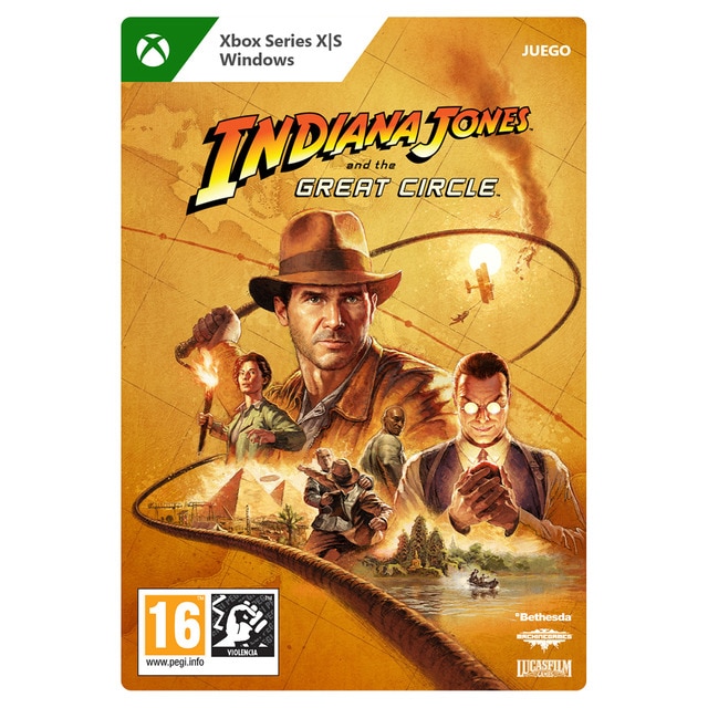 Videojuego digital Indiana Jones y el Gran Circulo.