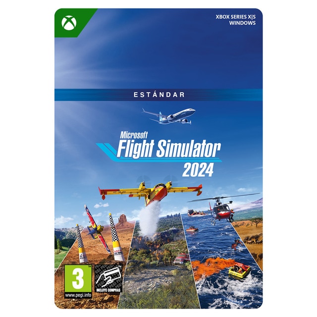 Videojuego digital Microsoft Flight Simulator 2024 Standard Edition.