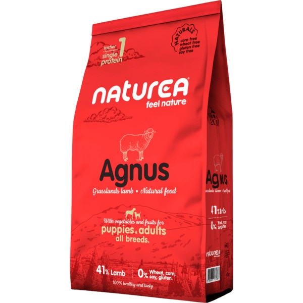Alimento Seco para Cão sabor Cordeiro sem Glúten embalagem 2 kg
