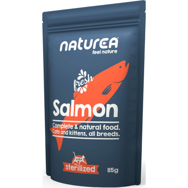 Alimento Húmido para Gato Salmão embalagem 85 g