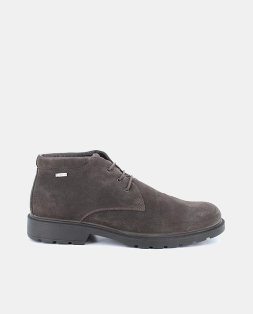 Botines de hombre en ante con forro goretex
