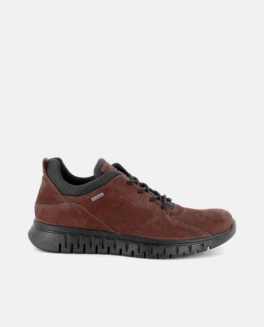 Zapatillas de hombre tipo running bajas piel goretex
