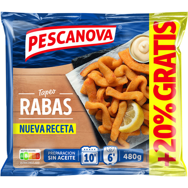 battered squid strips bag 400 g