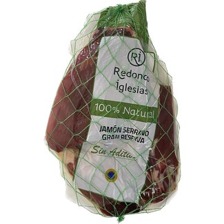 REDONDO IGLESIAS jamón deshuesado serrano 100% natural gran reserva