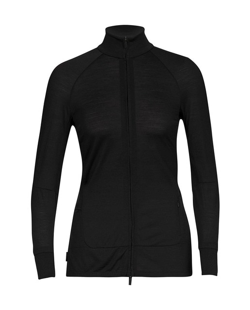 Camiseta térmica merino de mujer ZoneKnit LS Zip Icebreaker