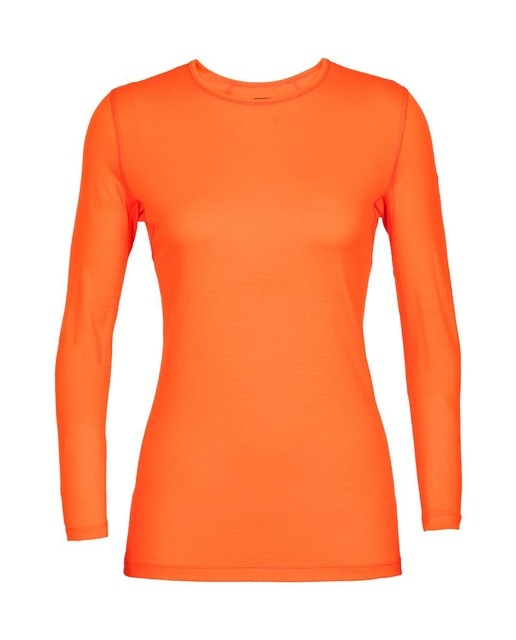 Camiseta térmica merino de mujer 200 Oasis LS Crewe Icebreaker