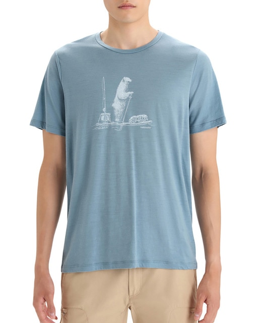 Camiseta de hombre Tech Lite II Polar Paddle Icebreaker