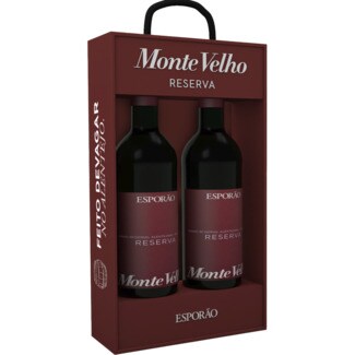 Monte Velho Vinho Tinto Regional do Alentejo Reserva Pack 2 unidades garrafa 75 cl